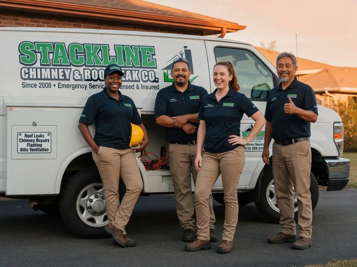 Chimney flashing repair company in Providence, NC